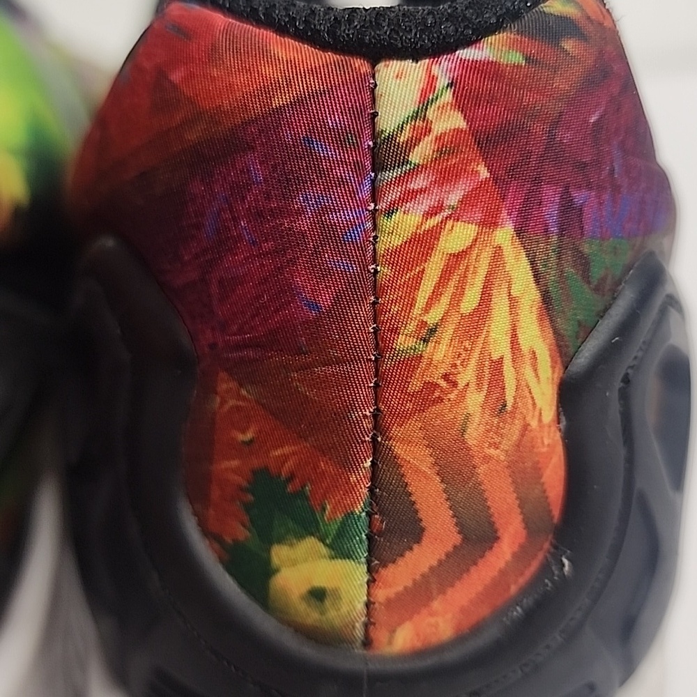 ADIDAS TORSION Multicolor floral artistic trainer sneakers UNISEX 6.5M/8W RARE!! - Picture 6 of 12